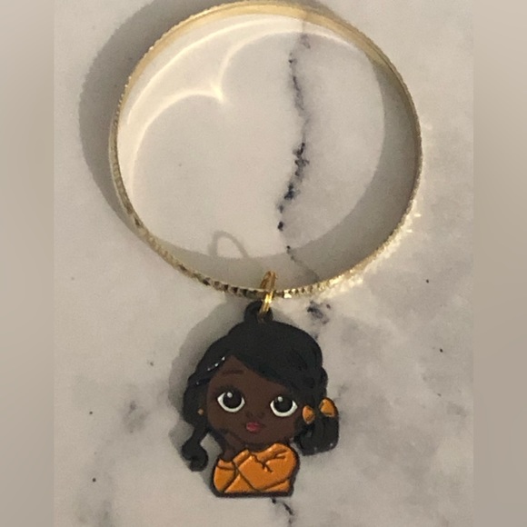 Kids Melanin Charm Bangles - Picture 6 of 8